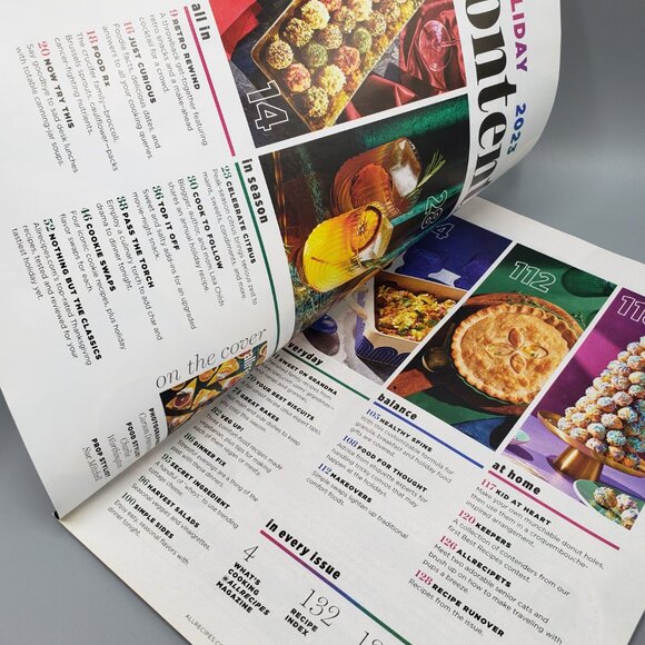 Holiday Recipes Bundle Lot of 5 Cookbook and Magazines bon appetit Becky Crocker - Picture 11 of 16